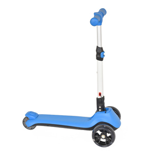 Trottinette électrique pour enfants rose 3 roues pliable réglable en hauteur avec frein - Product Image 4