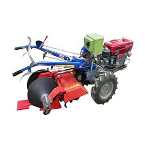 Factory direct sales easy Operation 2 wheels farm tractor multifunctional mini tractor for ditching and ridging