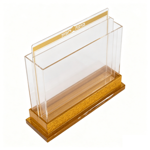 ที่วางหนังสืออะคริลิคใส Lucite ยี่ห้อ Zemiros สำหรับตกแต่งศาสนสถานยิวในวันชาบาตและวันยอมโทฟ - Product Image 3