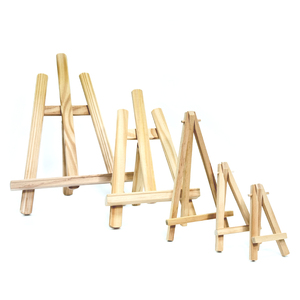 Đơn Giản Bằng Gỗ Nghệ Thuật Giá Vẽ Với Các Bản Ghi Bằng Gỗ Trẻ Em Mini Bằng Gỗ Giá Vẽ Nghệ Thuật Sơn Tên Thẻ Đứng Hiển Thị Chủ - Product Image 2