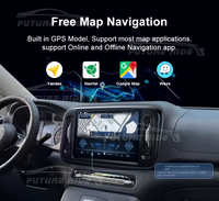 Autoradio multimédia Android 12 QLED GPS CarPlay DSP 13,1 pouces pour Mercedes Vito W477 W488 2024-2025