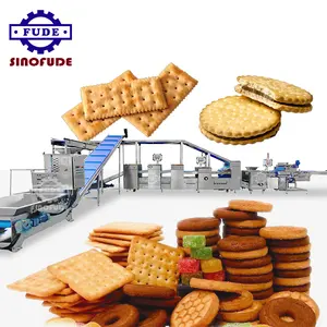 High efficiency automatic crispy biscuits production line biscuit food machine production line cookies making machine