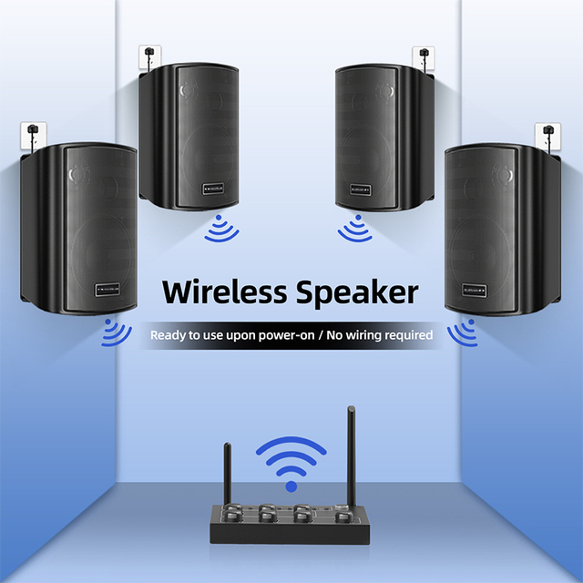 Commercial Wireless Sound System Bluetooth Home Store Restaurant Gym Classroom Background Music