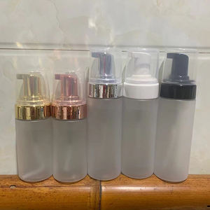 Hengjian-bomba de espuma de plástico mate esmerilado, botella con cepillo Facial para desmaquillante, envase limpiador, 100ml, 120m, 150ml - Product Image 4