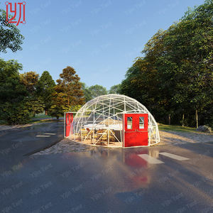 Tente Dôme Transparente en Tissu PVC de Conception Professionnelle Yijin pour 100 Personnes - Product Image 6