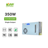 Alimentation à découpage intelligente Lynn GLE-350S-24V SMPS monophasée 350W AC-DC avec PFC actif réglable 24V haute efficacité CE