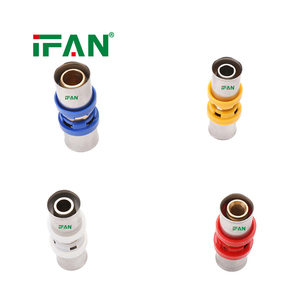 Raccords <span class=keywords><strong>à</strong></span> <span class=keywords><strong>sertir</strong></span> en laiton IFAN haute durabilité <span class=keywords><strong>16</strong></span>-32 mm pour tuyaux PEX multicouches, type U - Product Image 2