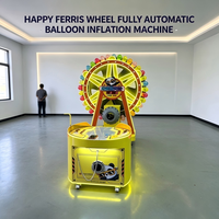 Machine de jeu d'arcade à monnayeur, type Grande Roue, avec gonflage automatique de ballons et tir au laser, pour aire de jeux intérieure