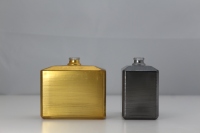 OEM 120 ML Pots en verre de couleur opaque rectangulaires Flacons de parfum pour voiture pour parfum Cadeau de mariage
