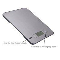 Timbangan Dapur Digital Elektronik BSCI15kg, Platform Stainless Steel, Harga Pabrik Murah