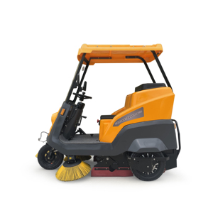 รถกวาดถนนแบบนั่งขับรุ่นใหม่ Mini 48V ของโรงงานนานโบ  สามารถวิ่งบนถนนจราจรหนาแน่นได้ ใช้งานง่าย พร้อมแปรงด้านข้าง รุ่น Ride-on S - Product Image 3