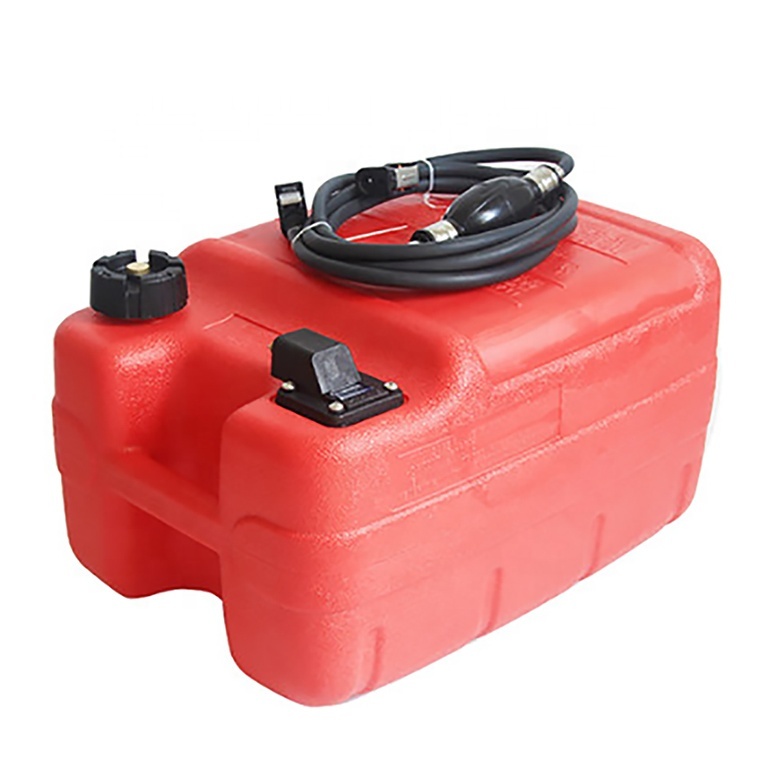 Serbatoio Carburante 25 Litri - In Plastica Certificato R.I.Na. Con Indicatore Livello, 45x31.5x25.5 Cm