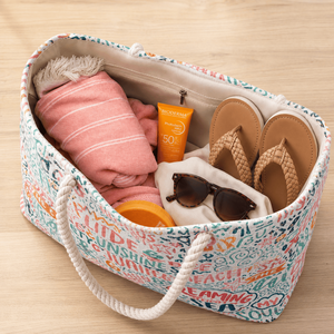Bolsas de Playa Personalizadas para Mujer, Bolsa de Mano de Gran Capacidad para el Verano con Logotipo, Venta al por Mayor, Reutilizables - Product Image 6