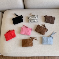 Sac bandoulière mini élégant à imprimé léopard pour femme, pochette porte-monnaie en cuir, vente en gros