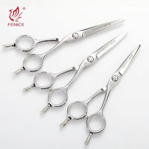 Fenice VG10 <span class=keywords><strong>Ciseaux</strong></span> de coupe de coiffure en <span class=keywords><strong>argent</strong></span> de haute qualité avec <span class=keywords><strong>ciseaux</strong></span> de cheveux de Salon de coiffure à deux queues - Product Image 1