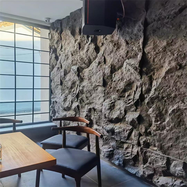 Lightweight Modern Fireproof Waterproof Pu Stone Wall Panel for Villa & Commerce Use