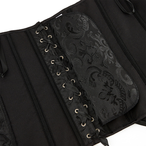 Taglie forti nero 12 <span class=keywords><strong>corsetto</strong></span> con chiusura a Zip e Gorset con cerniera in plastica <span class=keywords><strong>corsetto</strong></span> da donna - Product Image 5