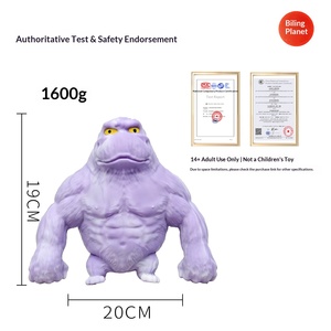 Nuovo Gadget Antistress Creativo: Giocattolo da Spremere in TPR a Forma di Gorilla Gigante Sand King, Tendenza Online, Vendita all'Ingrosso, Confezionato Singolarmente - Product Image 4