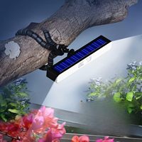 Lampu keamanan pagar tahan air Tripod fleksibel, lampu Sensor gerakan Led, lampu luar ruangan, lampu senja fleksibel, pagar, lampu keamanan