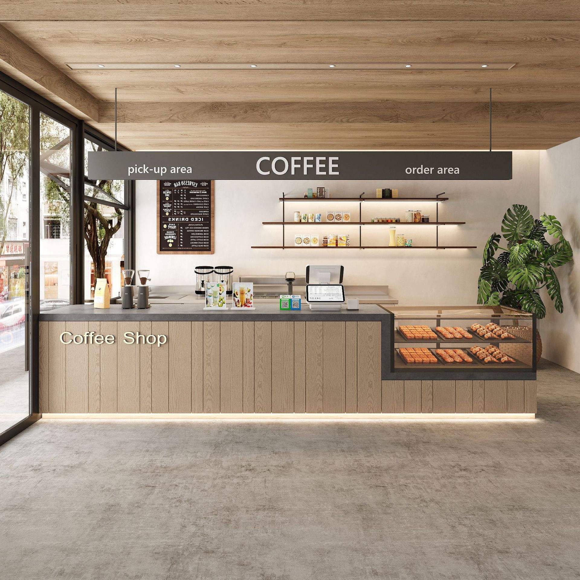 Madera Marrón Claro con Veta