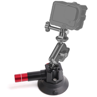 Go Pro Insta360 Support de voiture avec pompe à vide Support de caméra à ventouse pour montage sur véhicule