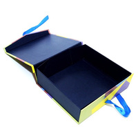 Boîte cadeau magnétique pliante en papier d'art rigide fait main de luxe imprimé de logo personnalisé boîtes d'emballage de parfum en carton pour bijoux