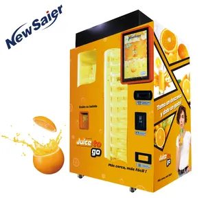 The newest self-service orange juicer lemon vending machine with high yield clean system