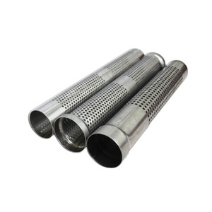 Pièces détachées pour véhicules tuyau d'échappement perforé en acier inoxydable - Product Image 2