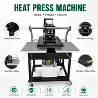 Nouvelle presse à chaud semi-automatique pneumatique à double table mobile coulissante pour sublimation – Équipement de transfert thermique