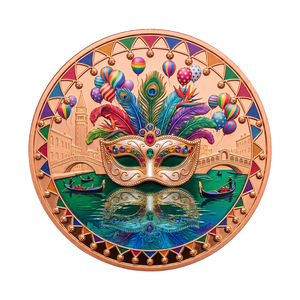 Pièce commémorative de collection en cuivre fin 999 de qualité supérieure, 1 oz, mythologie grecque, <span class=keywords><strong>Zeus</strong></span>, Olympus, 12 dieux, gaufrée en 3D avec ailes - Product Image 3