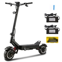 Scooter Eléctrico Plegable de Doble Motor 72V 9000W, Batería de Litio 72V40Ah, Neumático Todoterreno de 11 Pulgadas, Freno Hidráulico NUTT, Scooter Eléctrico para Adultos