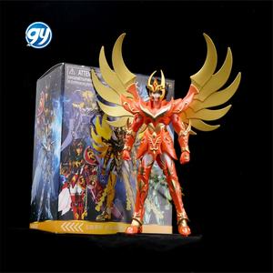 Figurines d'action de l'anime Saint Seiya, Shiryuu, Hyoga, Shun, Ikki, Phoenix, 19 cm, <span class=keywords><strong>chevaliers</strong></span> <span class=keywords><strong>du</strong></span> <span class=keywords><strong>zodiaque</strong></span>, superbes jouets - Product Image 3