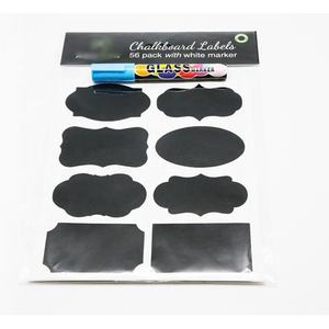 Paquete de Láminas Adhesivas de <span class=keywords><strong>Pizarra</strong></span> Removibles Personalizadas, Etiquetas Autoadhesivas de <span class=keywords><strong>Pizarra</strong></span> - Product Image 3