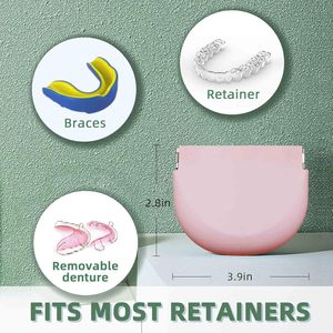 Estuche de Baño para Aparatos Ortodónticos de Nuevo Diseño, Contenedor de Limpieza para Alineadores Dentales, Soporte para Retenedores Dentales - Product Image 4