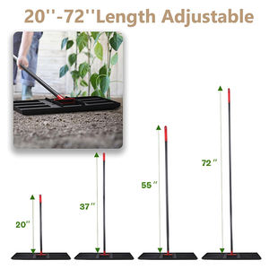 JH-Mech Équipement de terrain de <span class=keywords><strong>golf</strong></span> robuste Niveau de facilité Sol Sable Saleté Surfaces Râteau de nivellement de pelouse peint durable - Product Image 3