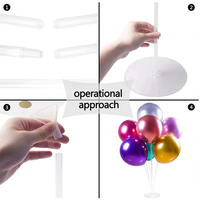 Vente en gros de décorations de fête de Noël Support pour ballons Support pour ballons Table pour ballons flottants