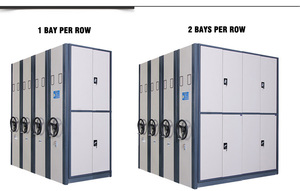 All-steel Motorized Compact Shelving Capable of Automatically and <b>Office</b> Storage <b>Unit</b> Commercial Furniture for High-density Ware - Product Image 3