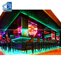 Idées de décoration de boutique de chicha de luxe, design d'intérieur 3D, design de chicha populaire, bar en bois commercial, décoration de boutique de chicha