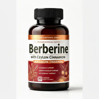Complément alimentaire de soutien immunitaire à base d'extrait de berbérine OEM/ODM, berbérine HCl liposomale, curcumine, curcuma, cannelle, capsules de berbérine
