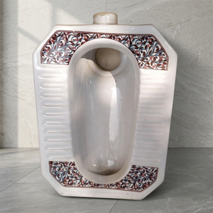 Inodoro de Cerámica MD Orissa de Diseño Artístico, Tamaño Estándar Medio Profundo con Diseño Impreso - Product Image 1