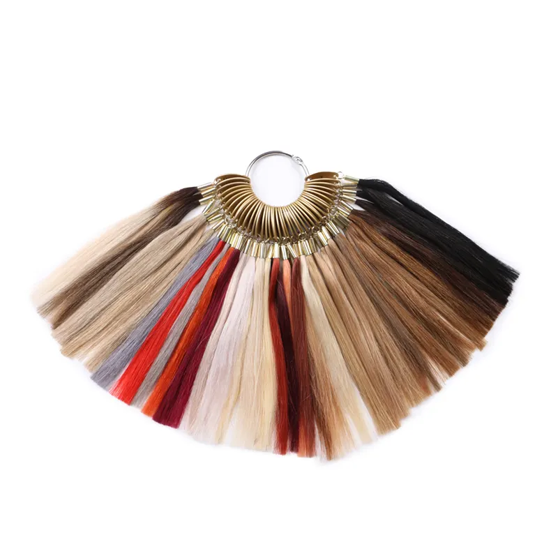 Xuchang Harmony Hair Customized Weft Tape Clip Nano I U Flat Tip Human Hair Extensions Color Ring