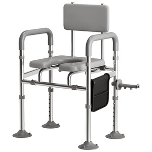 Toilet Safety Rail With Seat Heightener For Elderly And Pregnant Women Aluminum Alloy 250 Kg Capacity Modern Design - Product Image 5