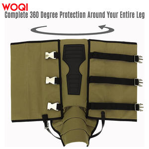 Protections pour jambes WOQI pour la randonnée, l'alpinisme, le camping, protection contre les serpents, mollets adultes, polyester, équipement de plein air - Product Image 3