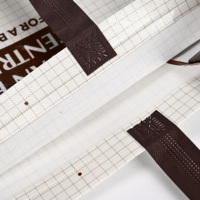 Sac de courses non tissé personnalisable en usine, écologique, recyclé, pour supermarché, avec bandoulière moyenne, impression personnalisée, pour aliments