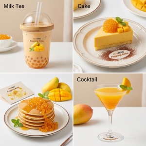 Perlas de Boba Personalizables Sin Azúcar, Múltiples Sabores, Bolas de Jugo de Frutas, Almidón de Tapioca, Las Mejores Bolas Explosivas para Té de Burbujas de China - Product Image 2