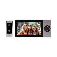 Système d'interphone vidéo WiFi Tuya FHD 1080P, caméra de sonnette en plastique IPS étanche AHD 4 fils, commande vocale, sécurité domestique électrique