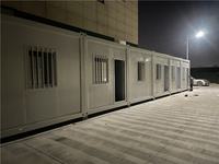 Maisons modulaires pliables professionnelles faciles à installer de 20 pieds et 40 pieds, maisons conteneurs pliables, bâtiments préfabriqués