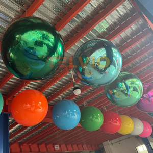 <span class=keywords><strong>Esferas</strong></span> <span class=keywords><strong>gigantes</strong></span> Bola de espejo colgante globo de espejo inflable <span class=keywords><strong>para</strong></span> decoración de Navidad fiesta publicidad comercial centro comercial - Product Image 4