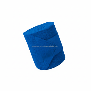 Vendajes de caballo de tela con purpurina polar azul marino ecuestre, productos deportivos al por mayor, combinación perfecta para montar a caballo - Product Image 1
