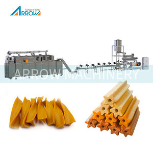 Machine extrudeuse à grande capacité 380V 55kw pour la fabrication de bâtonnets de viande à mâcher pour chiens, pompe à engrenages neuve pour moteur de nourriture pour animaux de compagnie - Product Image 1